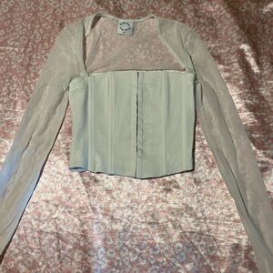 With Jéan Al top (color white)